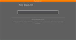 Desktop Screenshot of kord-music.com